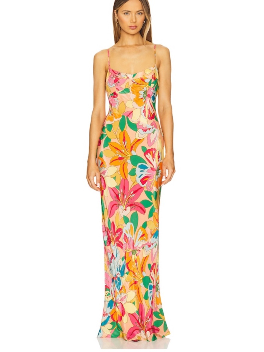 REVOLVE Amanda Uprichard Janeiro Maxi Formal Dress in Multicolor Floral